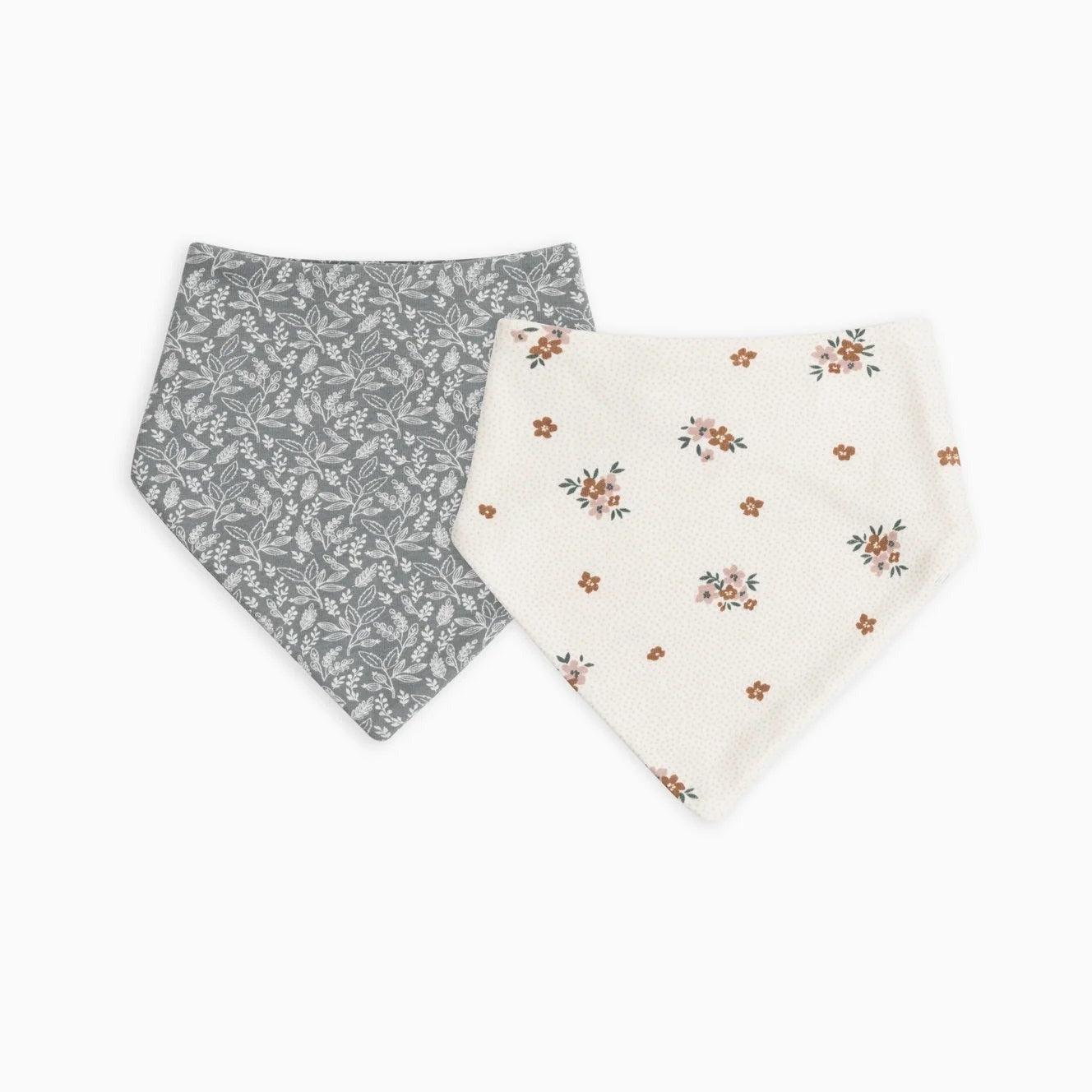Colored Organics Bandana Bibs (2-Pack Bib Set)